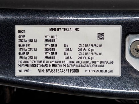 Used 2025 Tesla Model 3 Long Range RWD image 26