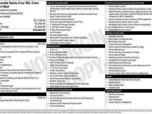 New 2026 Hyundai Santa Cruz SEL FWD image 30