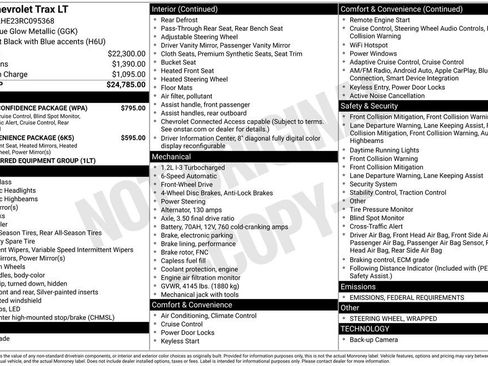 Used 2024 Chevrolet Trax LT w/ Driver Confidence Package image 12