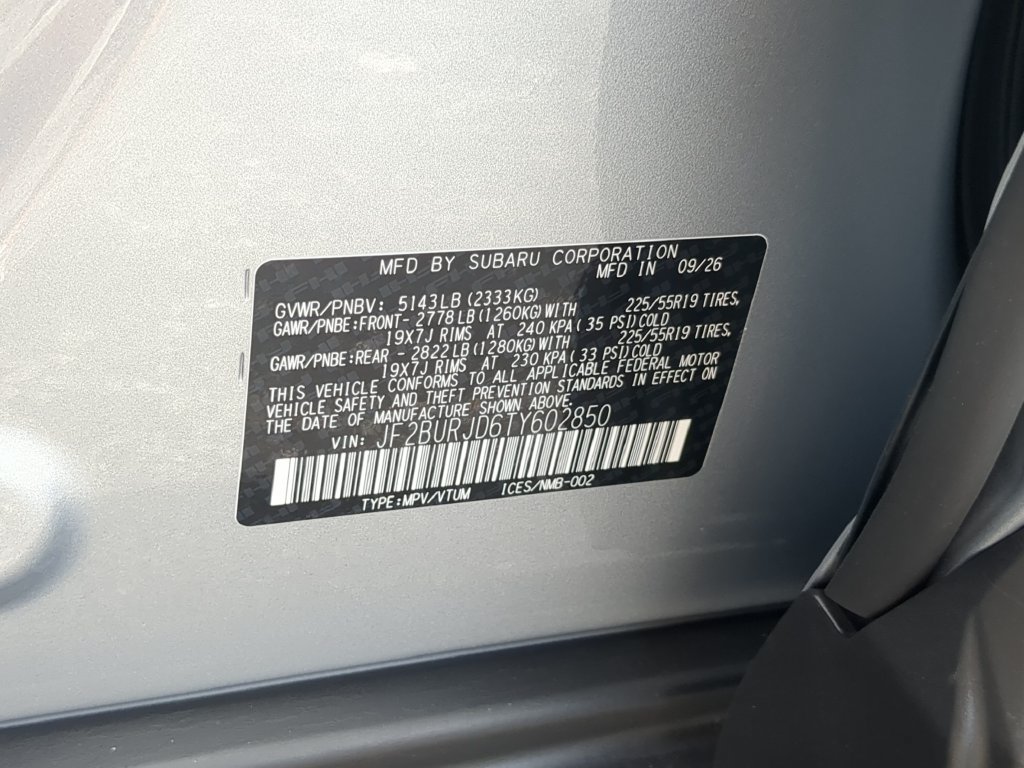 New 2026 Subaru Outback Touring XT AWD/4WD image 35