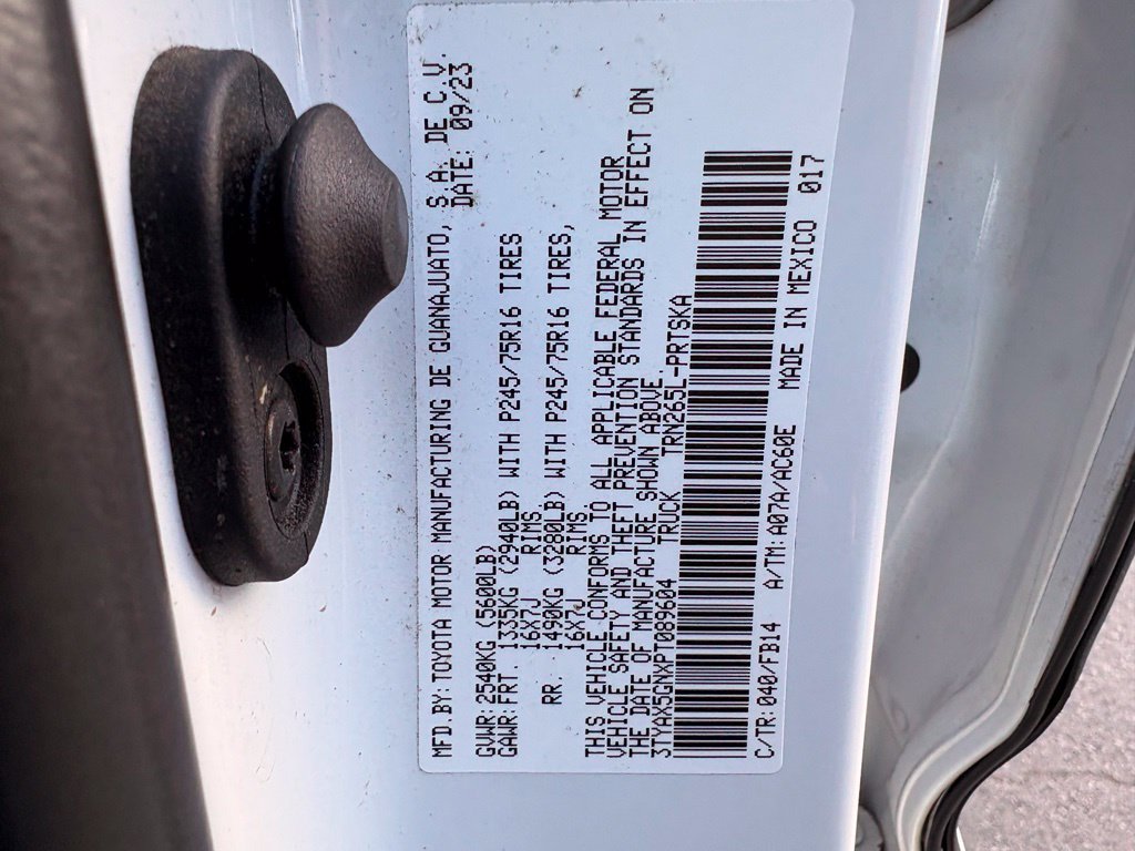 Used 2023 Toyota Tacoma SR w/ SR Convenience Package RWD image 33