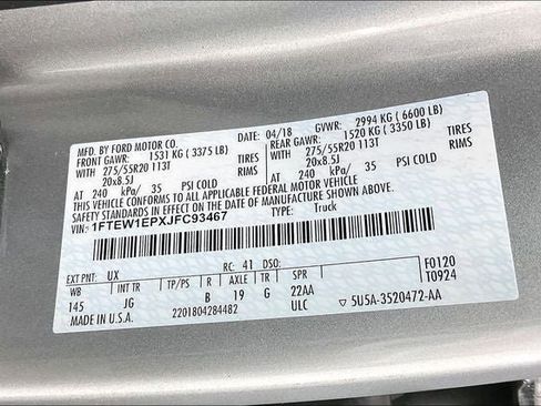 Used 2018 Ford F150 XL w/ Equipment Group 101A Mid image 32