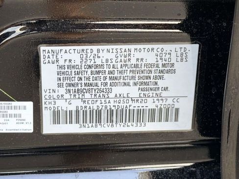 New 2026 Nissan Sentra SV w/ SV Convenience Package FWD image 26