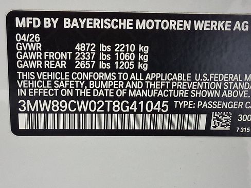 New 2026 BMW 330i xDrive Sedan w/ Convenience Package AWD/4WD image 17