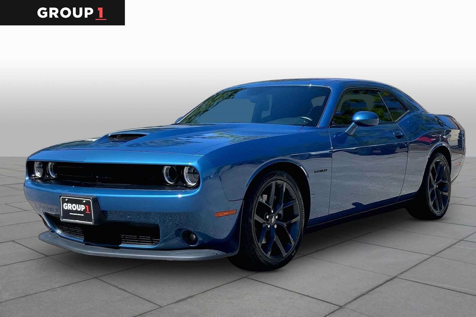 Used 2021 Dodge Challenger R/T w/ Blacktop Package RWD image 1