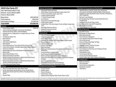 Used 2022 Kia Forte GT image 40