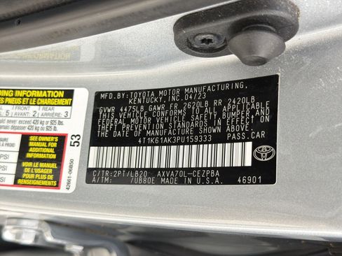 Used 2023 Toyota Camry XSE w/ Navigation Package FWD image 20