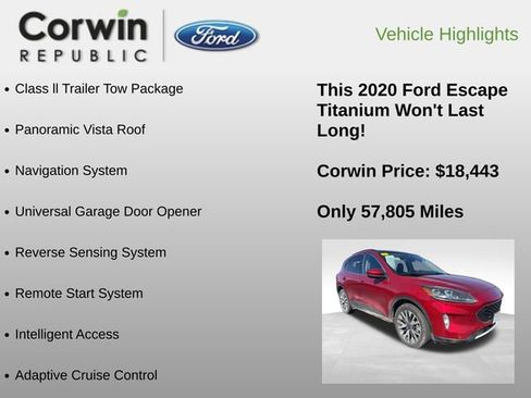Used 2020 Ford Escape Titanium image 6