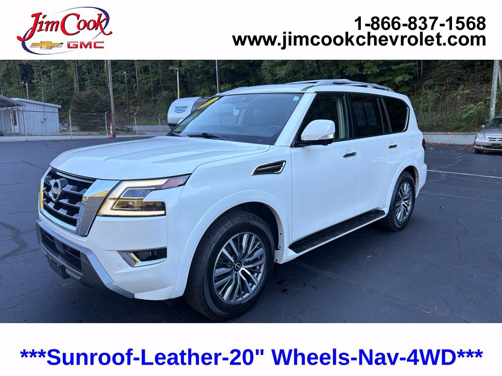 Used 2024 Nissan Armada SL w/ Captain's Chairs Package AWD/4WD image 1