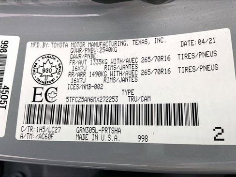 Used 2021 Toyota Tacoma TRD Sport image 35