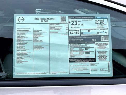 New 2026 Nissan Murano SL AWD/4WD image 19