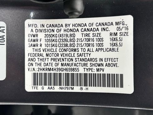 Used 2016 Honda CR-V LX image 23