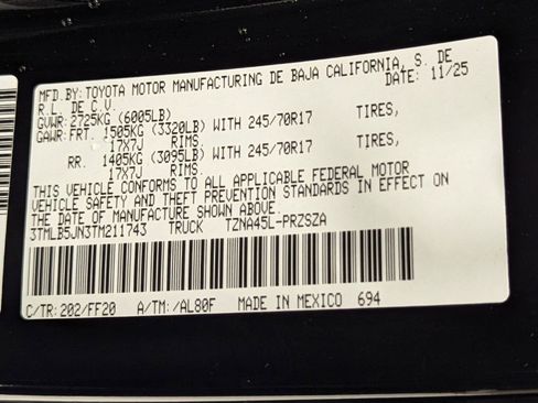 New 2026 Toyota Tacoma SR5 image 17