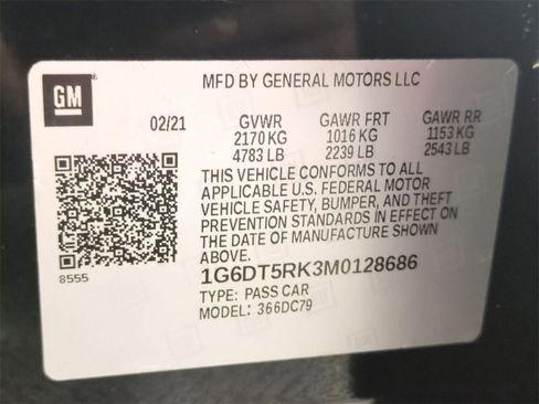 Certified 2021 Cadillac CT5 Premium Luxury image 34