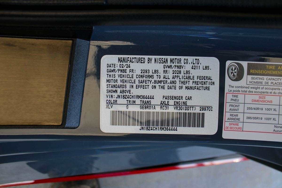 Used 2024 Nissan Z NISMO w/ Floor Mat Package RWD image 38