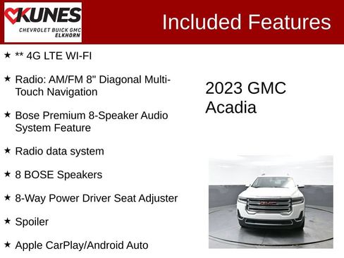 Used 2023 GMC Acadia SLT FWD image 3