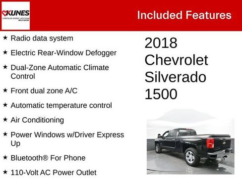 Used 2018 Chevrolet Silverado 1500 LTZ w/ Max Trailering Package AWD/4WD image 3