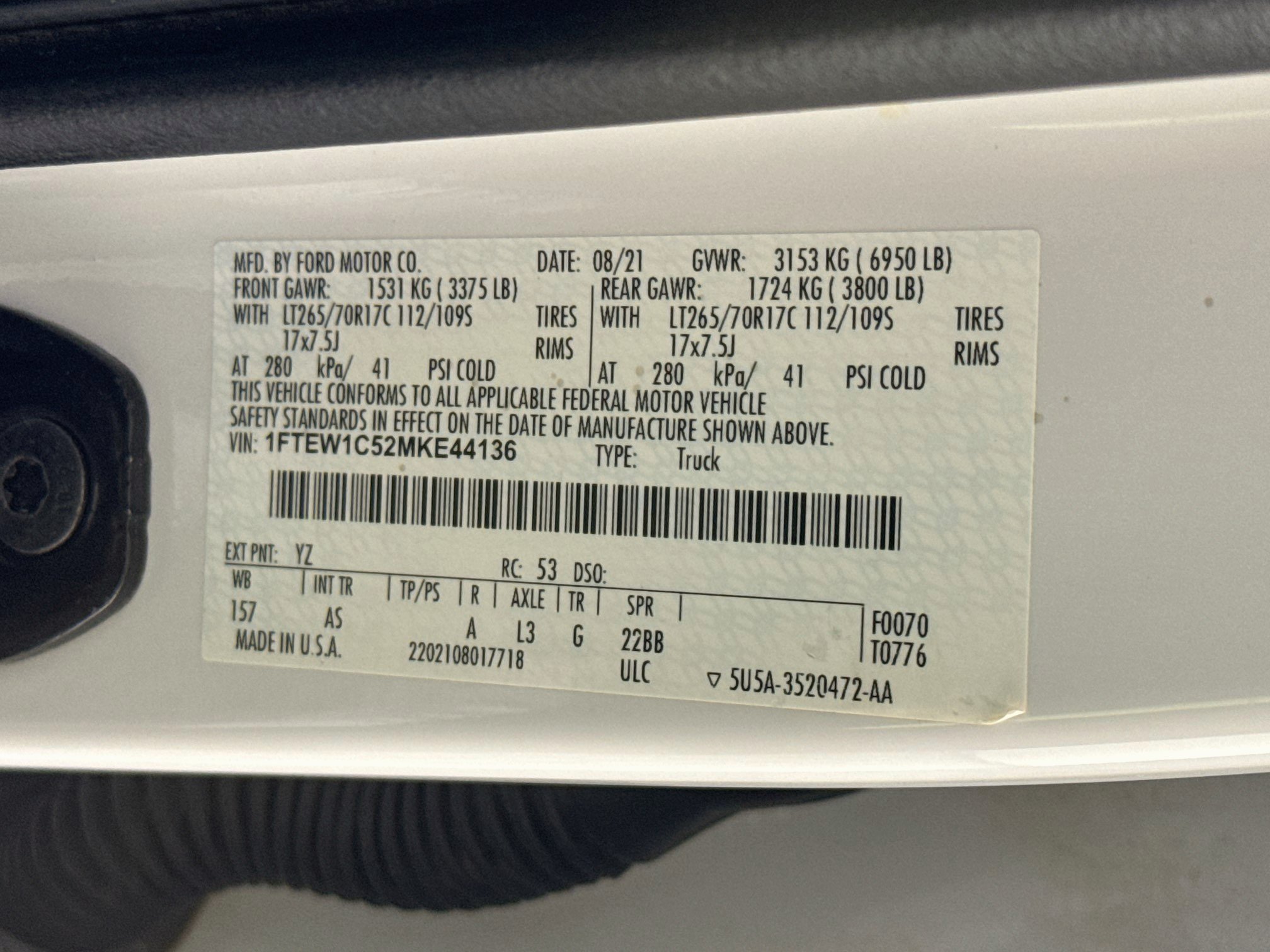 Used 2021 Ford F150 XL w/ Equipment Group 101A High RWD image 67