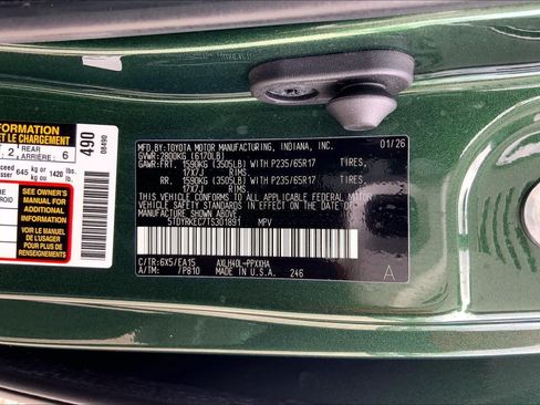 Certified 2026 Toyota Sienna XLE FWD image 36