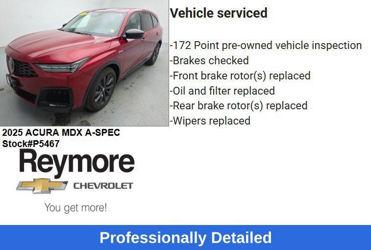 Used 2025 Acura MDX A-Spec AWD/4WD image 57