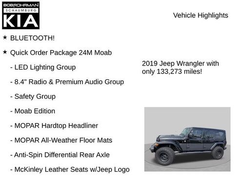 Used 2019 Jeep Wrangler Unlimited Sahara w/ Quick Order Package 24M Moab AWD/4WD image 8