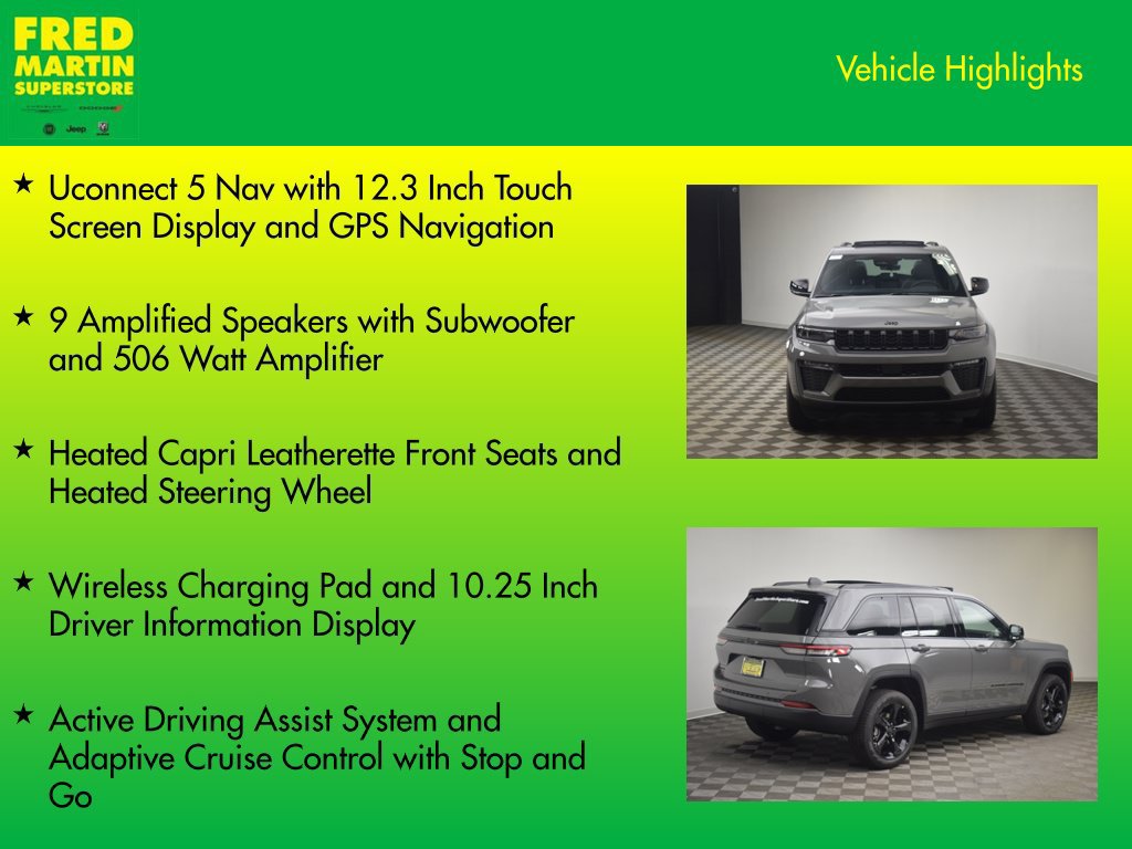 New 2027 Jeep Grand Cherokee Limited w/ Limited Altitude Package AWD/4WD image 15