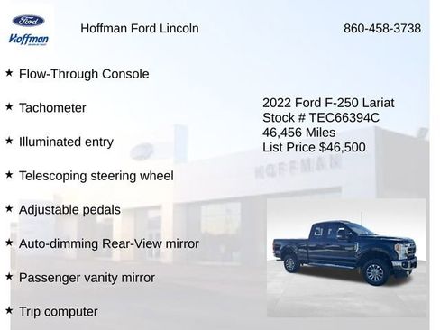 Certified 2022 Ford F250 Lariat w/ Snow Plow Prep Package image 32