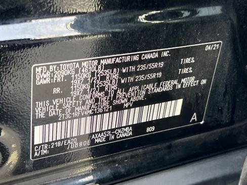 Certified 2021 Toyota RAV4 XLE Premium FWD image 34