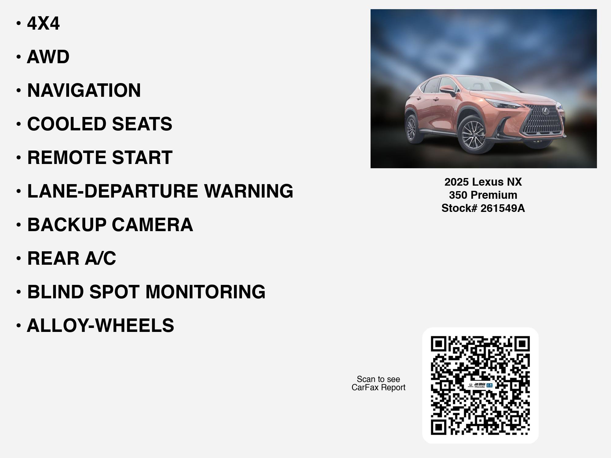 Used 2025 Lexus NX 350 AWD w/ Accessory Package (2T) image 33