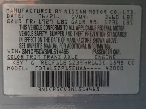 Used 2021 Nissan Kicks SV FWD image 33