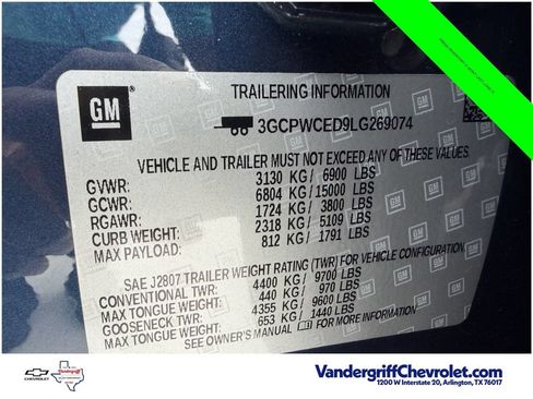 Used 2020 Chevrolet Silverado 1500 LT w/ Texas Edition RWD image 30