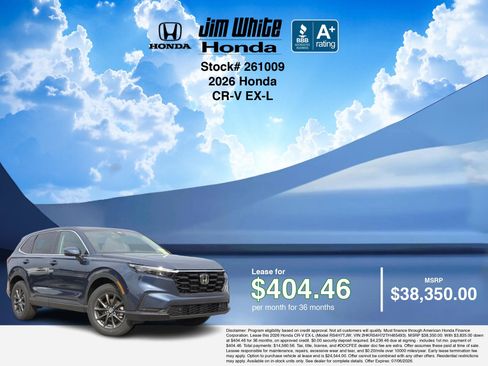 New 2026 Honda CR-V EX-L image 3