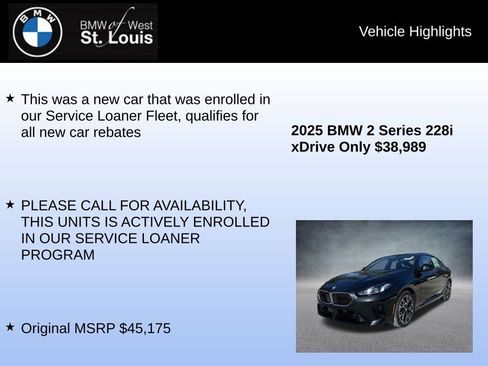 Used 2025 BMW 228i xDrive w/ Premium Package image 8