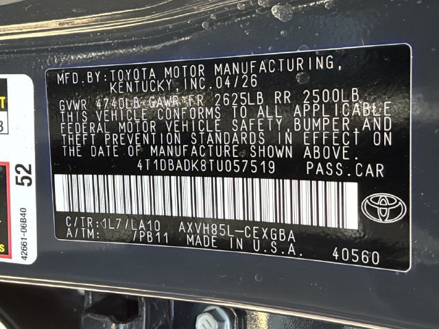 Used 2026 Toyota Camry XLE w/ Premium Plus Package AWD/4WD image 29