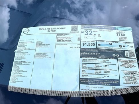 New 2026 Nissan Rogue SV FWD image 21