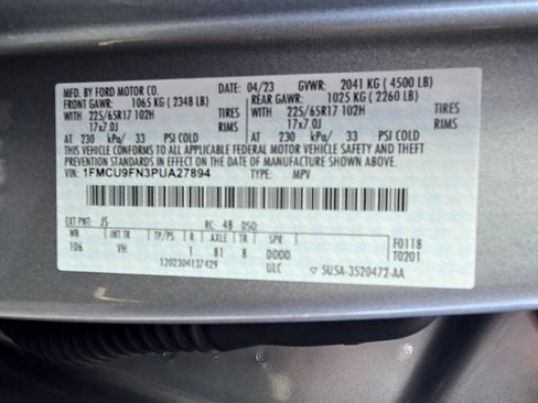 Certified 2023 Ford Escape AWD image 25