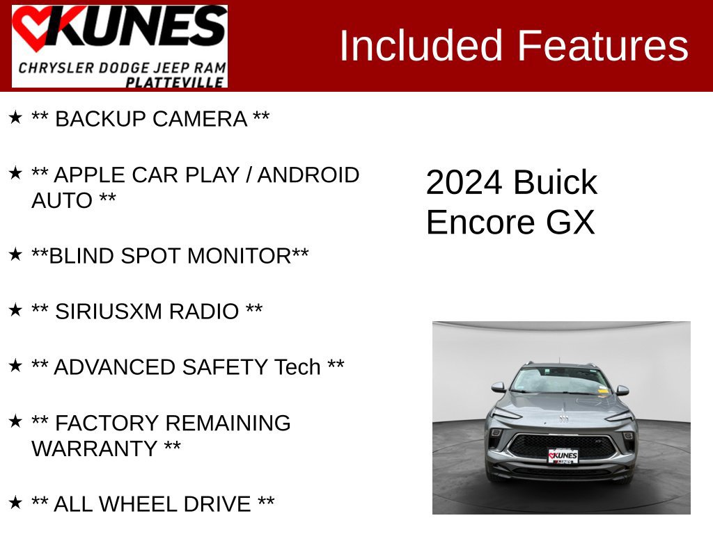 Used 2024 Buick Encore GX Sport Touring AWD/4WD image 2