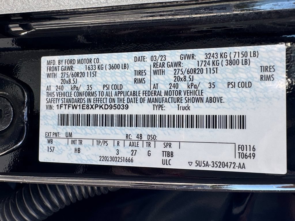 Used 2023 Ford F150 Lariat w/ Equipment Group 502A High AWD/4WD image 50
