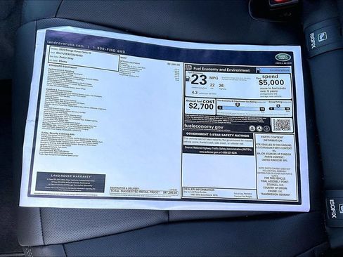 New 2026 Land Rover Range Rover Velar S AWD/4WD image 14