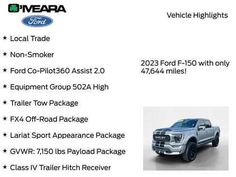 Used 2023 Ford F150 Lariat w/ Equipment Group 502A High AWD/4WD image 8