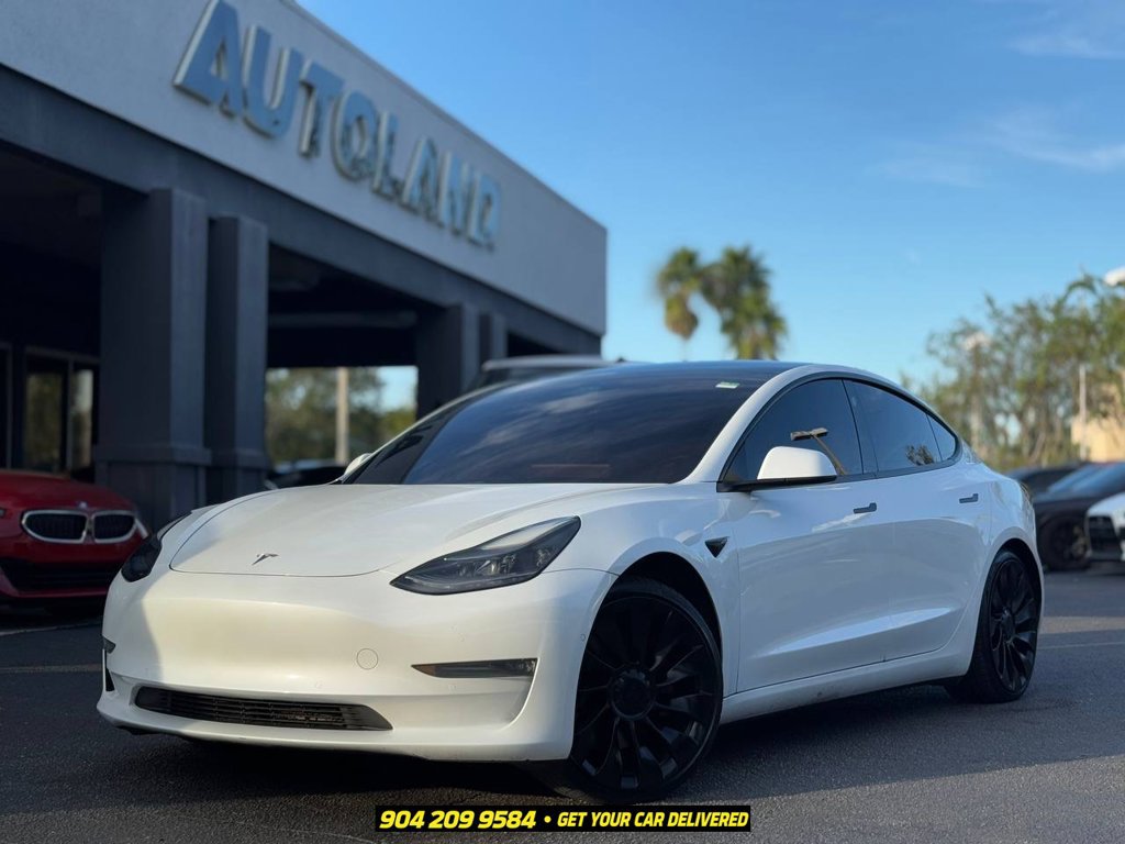Used 2021 Tesla Model 3 Performance AWD/4WD image 2