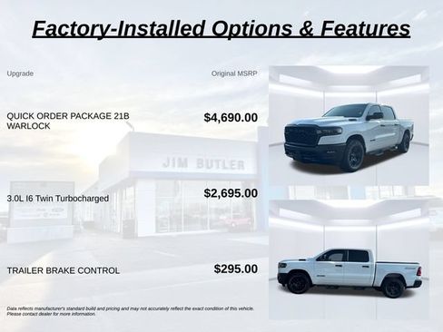 Used 2025 RAM 1500 Warlock AWD/4WD image 2
