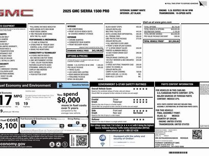 New 2025 GMC Sierra 1500 Pro w/ Pro Value Package