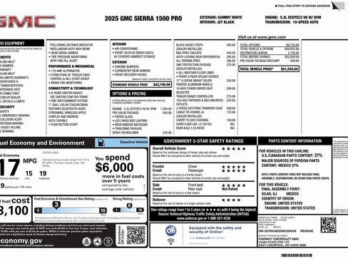 New 2025 GMC Sierra 1500 Pro w/ Pro Value Package image 4