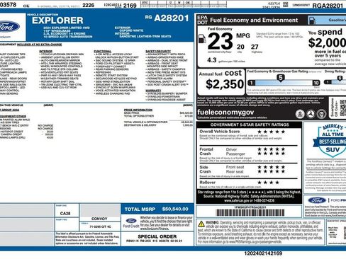 Used 2024 Ford Explorer Limited image 2