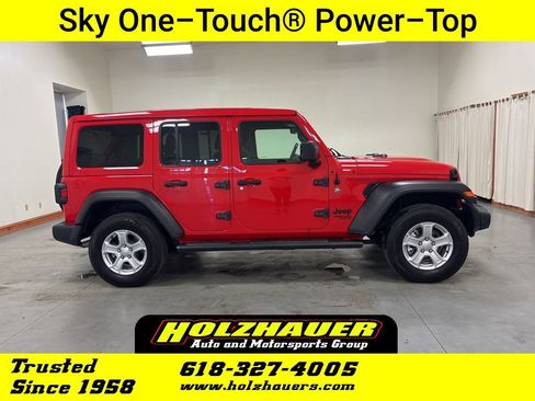 Used 2021 Jeep Wrangler Unlimited Sport w/ Sun And Sound Package AWD/4WD image 1