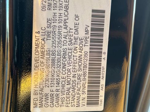 Used 2026 Honda Odyssey Touring image 11