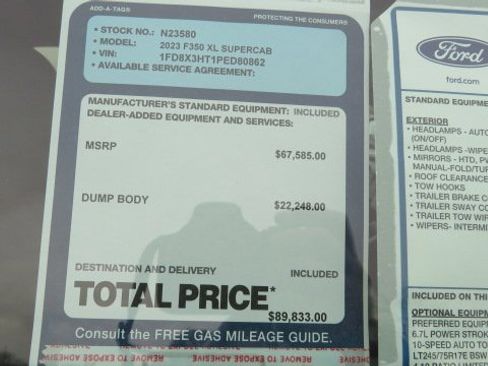 Used 2023 Ford F350 XL w/ Snow Plow Prep Package image 6