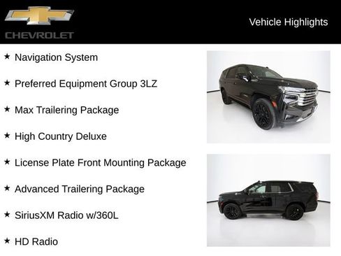 Certified 2021 Chevrolet Tahoe High Country AWD/4WD image 5
