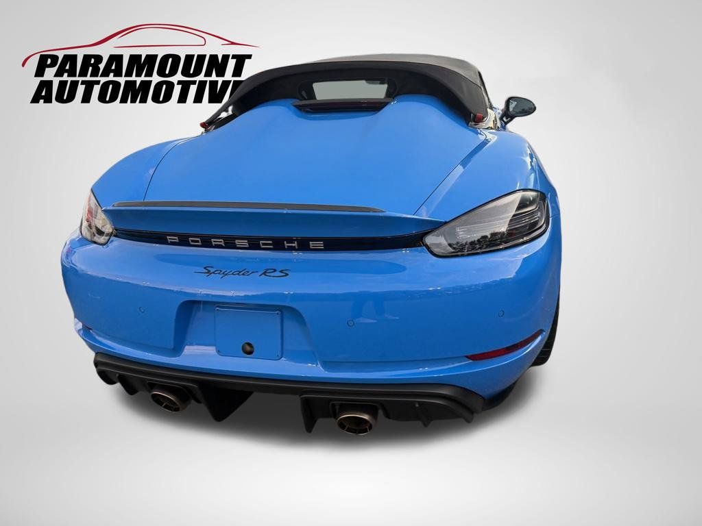 Used 2025 Porsche 718 Boxster Spyder RS w/ Weissach Package RWD image 6